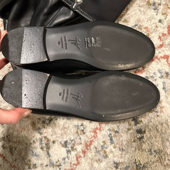 Giuzeppe Zannoti tall leather boots - Picture 4 of 4